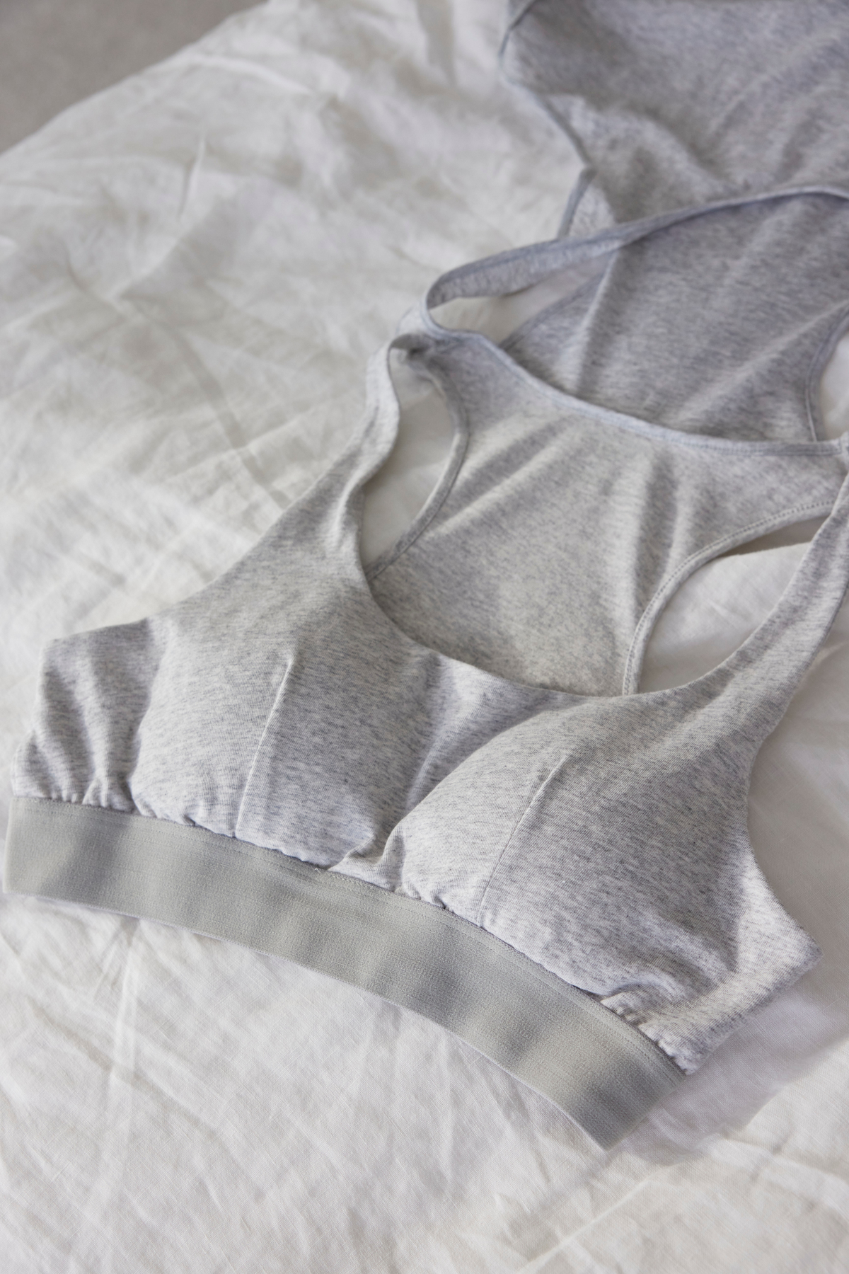Shelf bra racer back PJ set - Dusty pink
