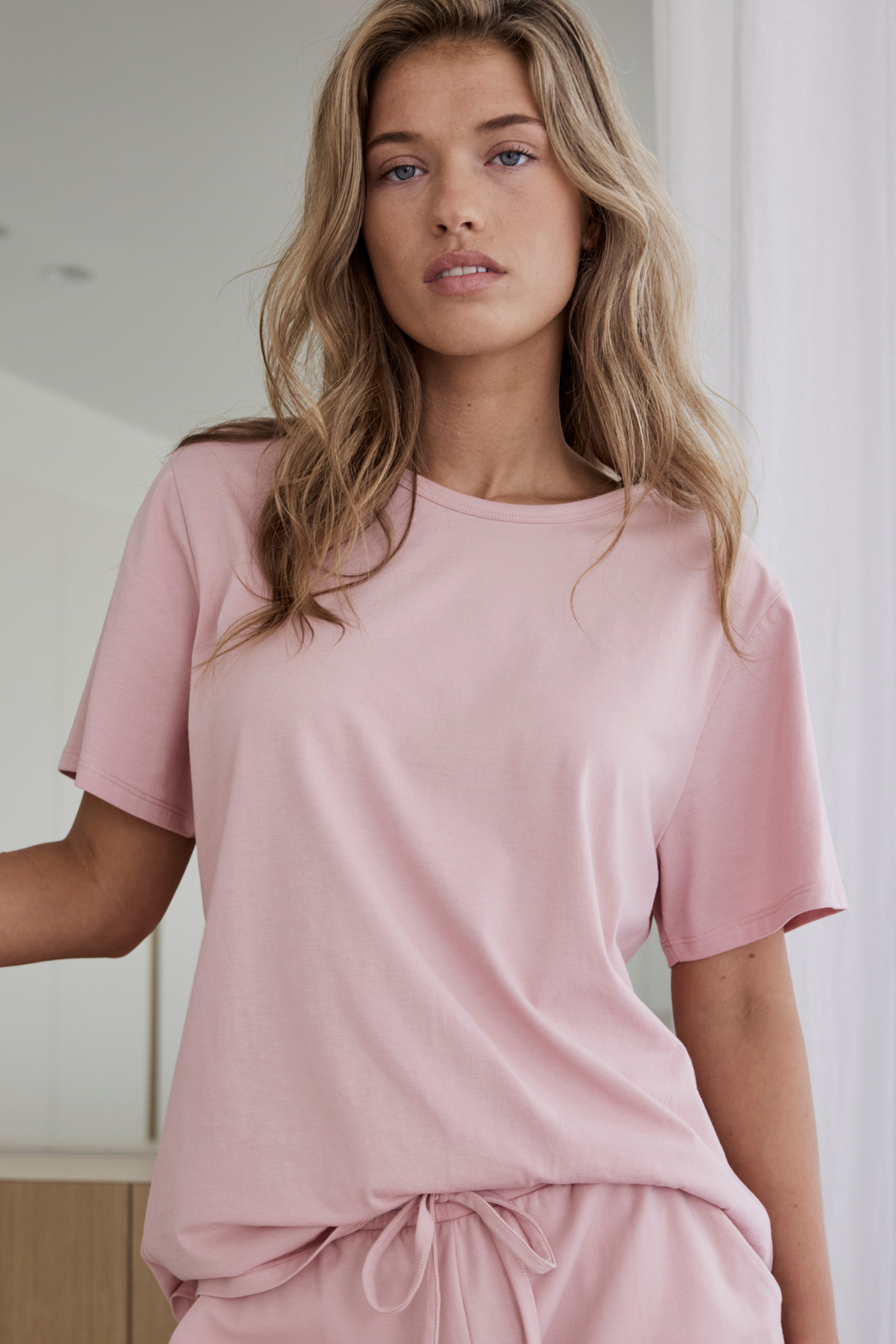 Staple tee - Dusty pink