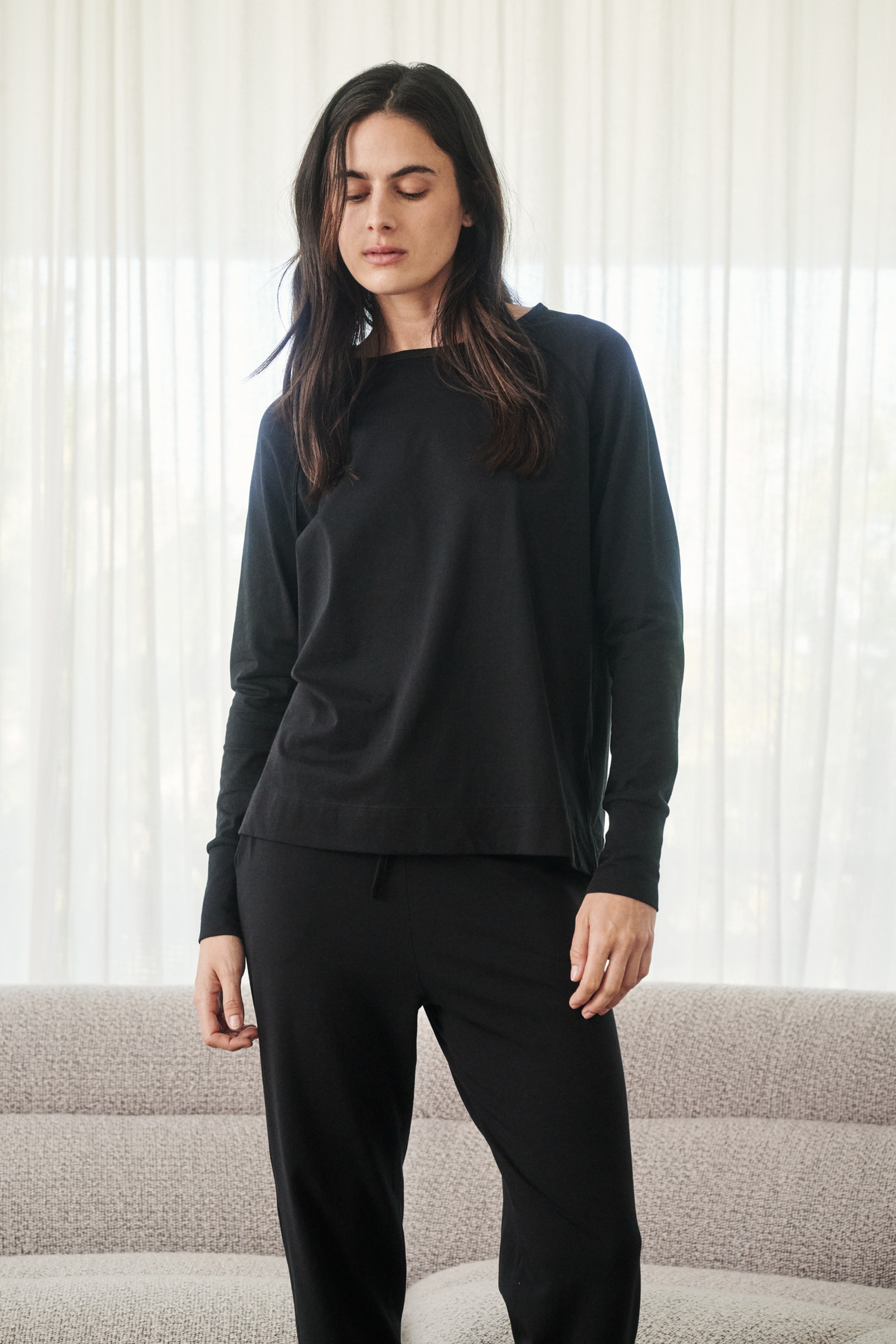 Jogger PJ set - Jet black