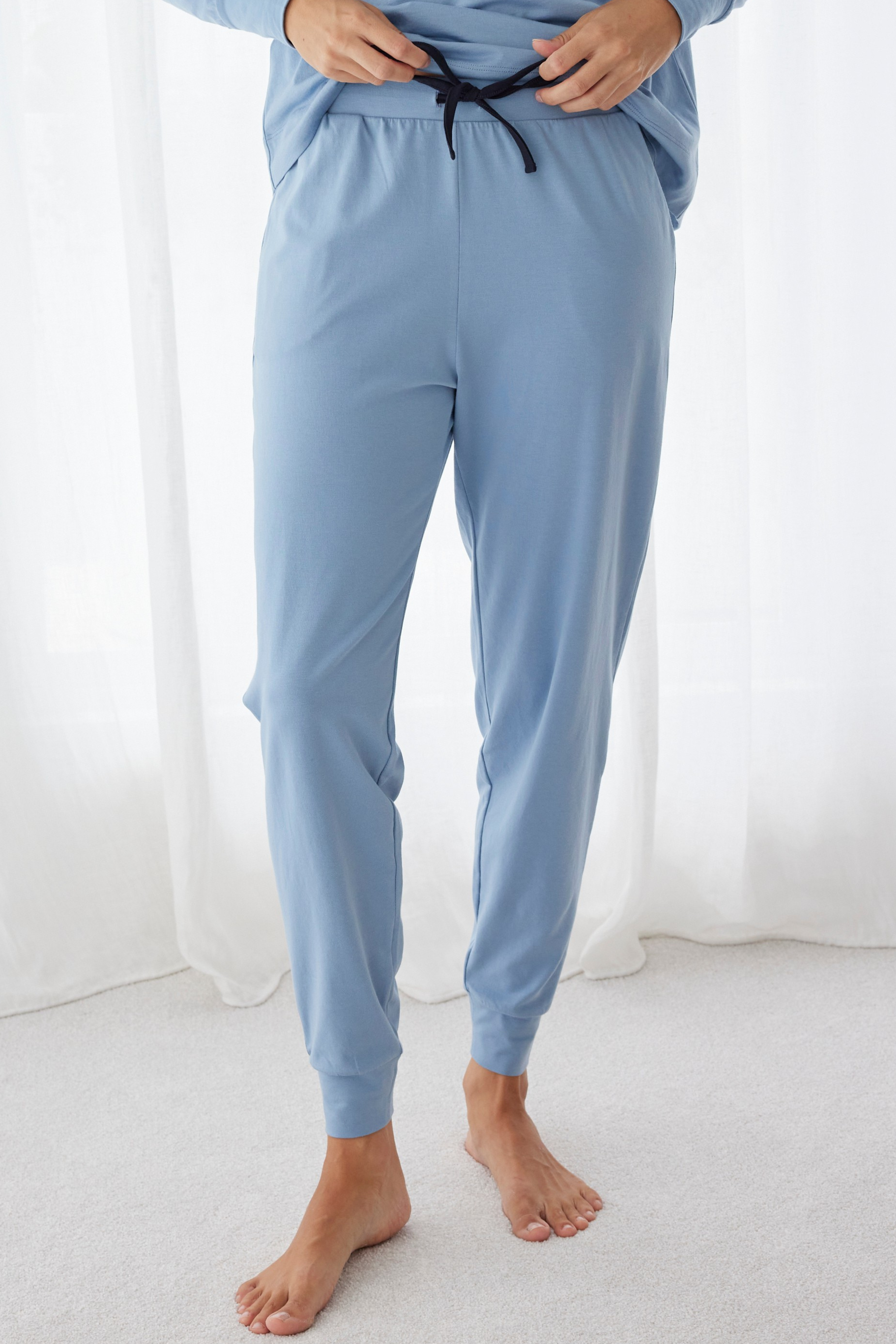 Jogger pants - Dusty blue