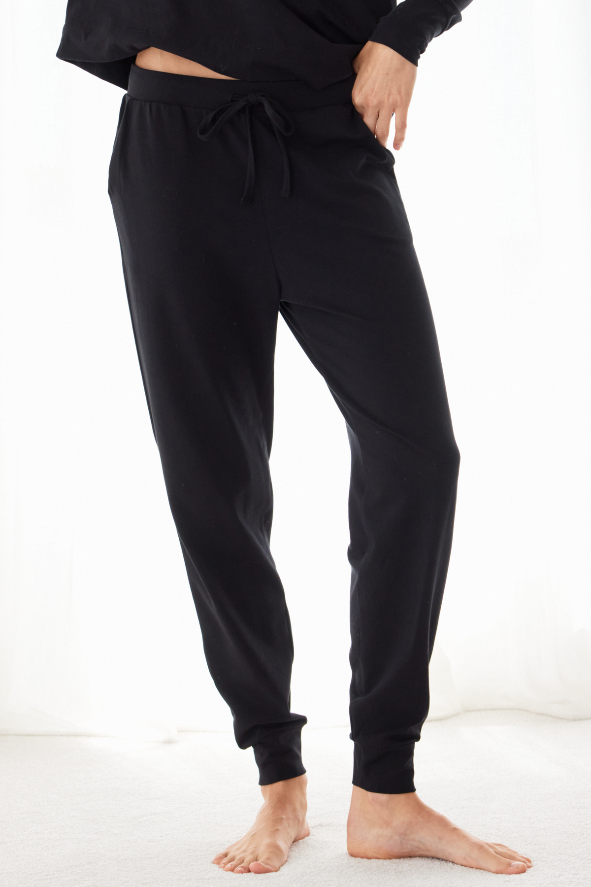 Jogger PJ set - Jet black