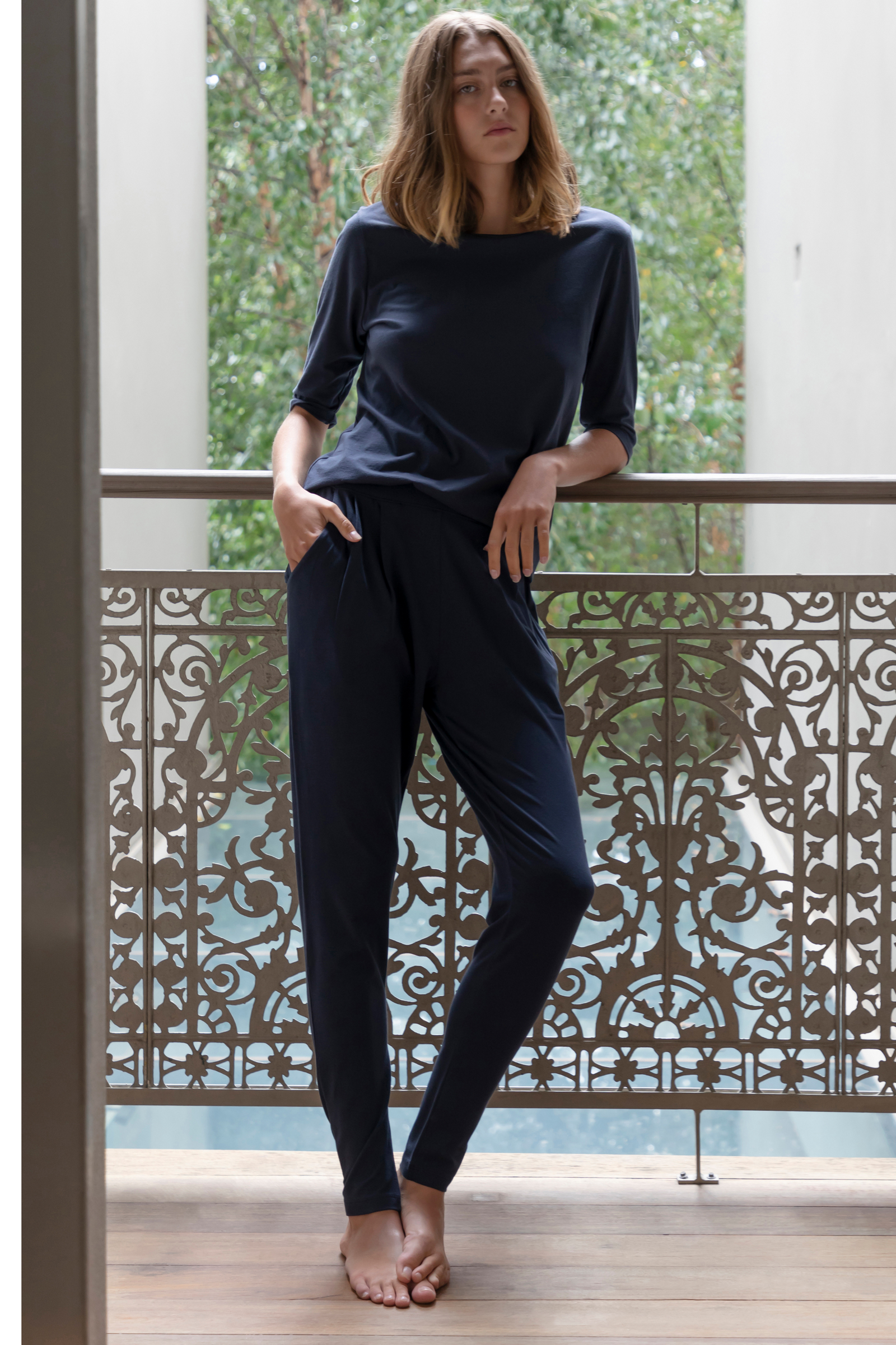 Elbow length sleeve PJ set