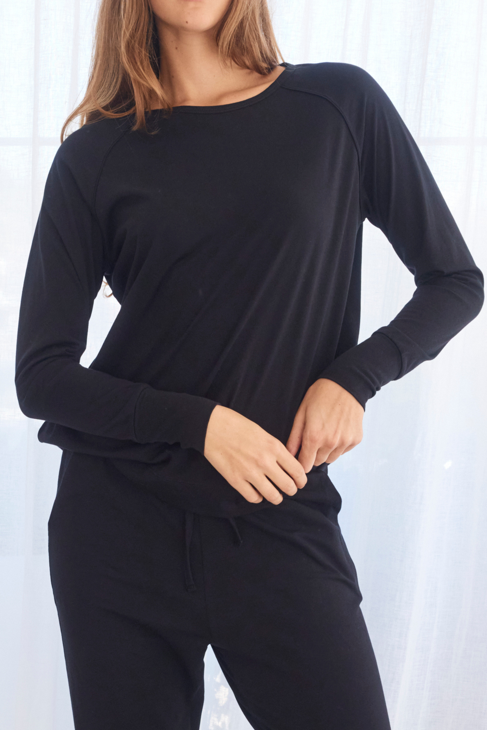 Jogger PJ set - Jet black
