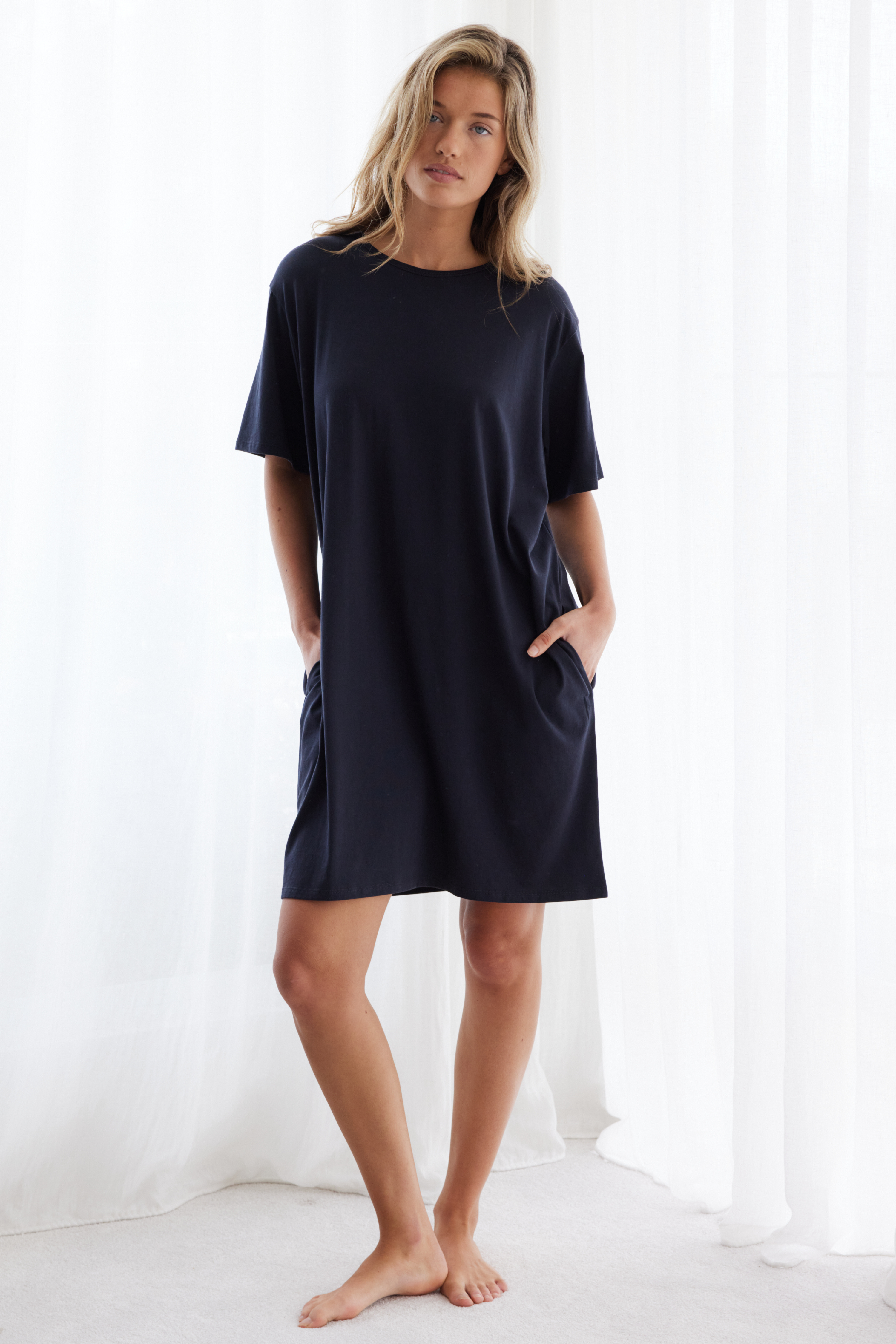 white christmas dresses Boxy tee dress
