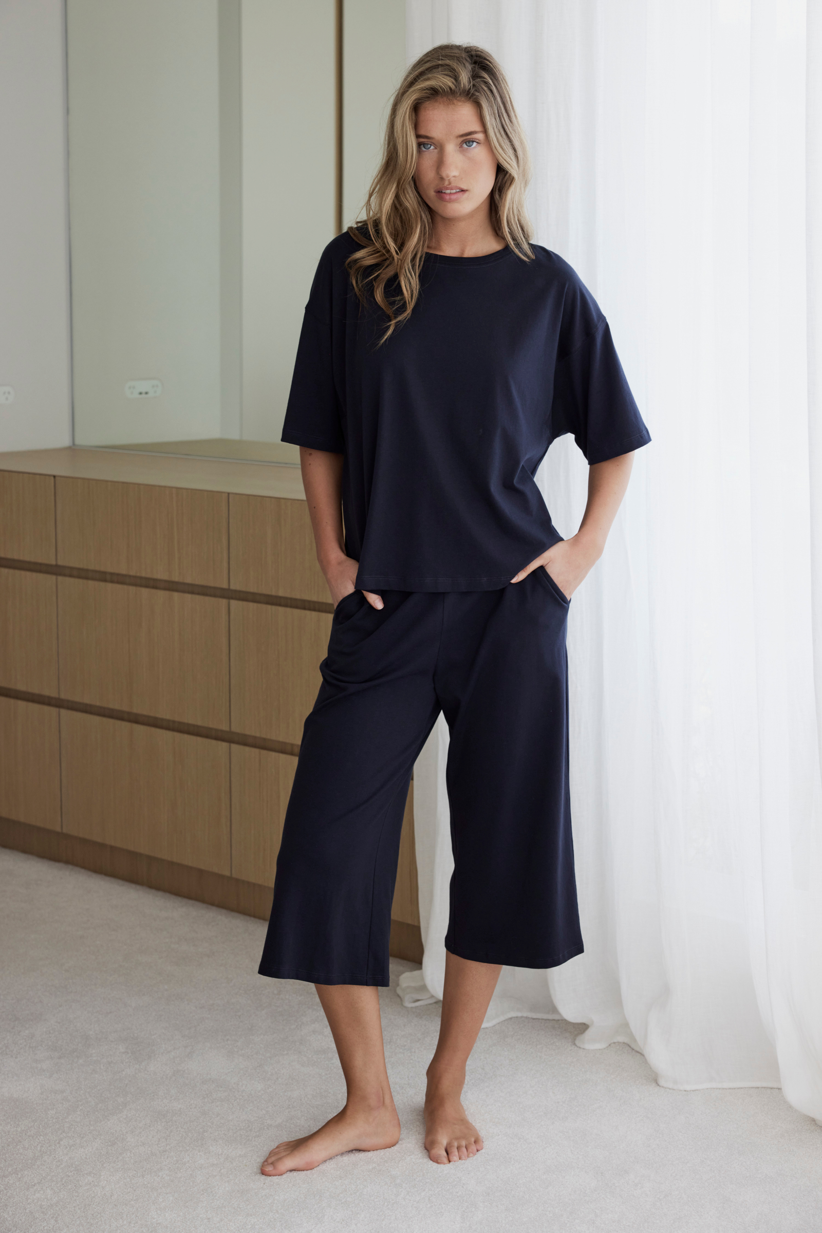 Cropped PJ set